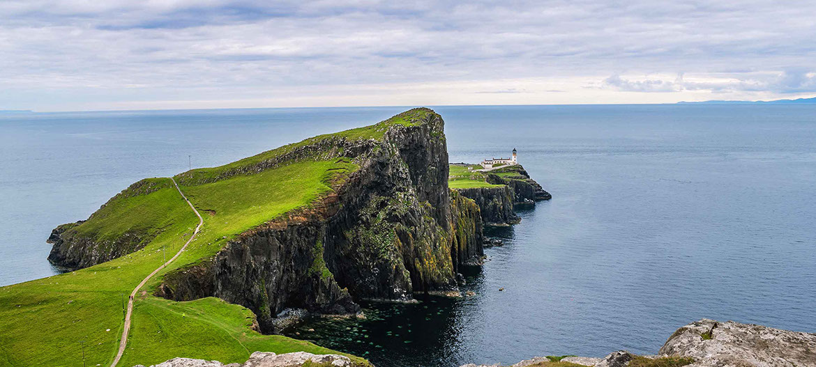 Visit Neist Point Lighthouse when you book an Isle of Skye tour with our Portree taxi service