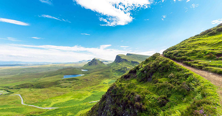 Explore the Isle of Skye including the Quiraing when you book a tour with our Portree taxi BW's Taxi